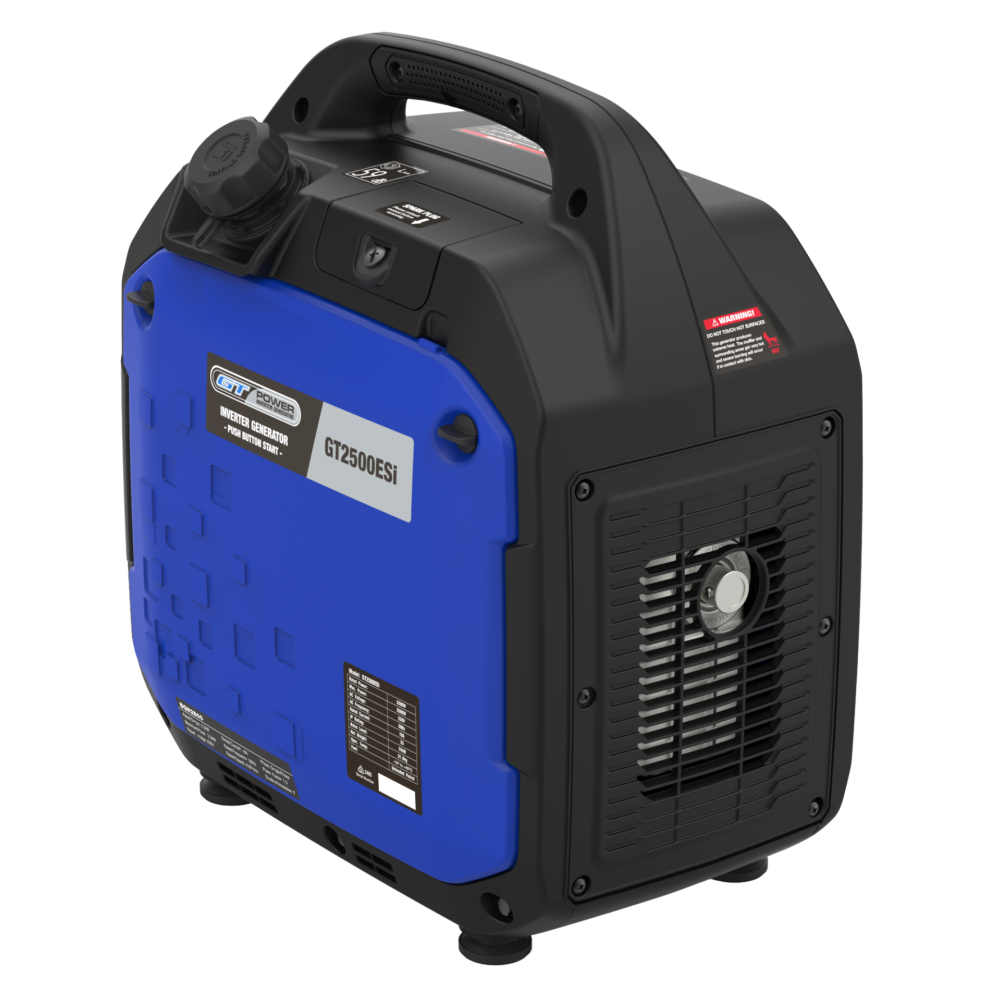 2500W Push Button/Recoil Start Silenced Inverter Generator