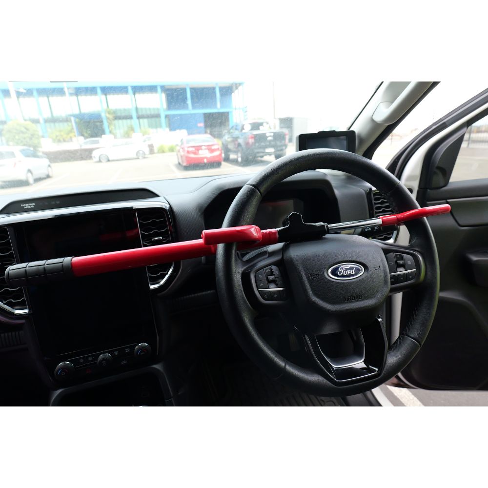 Prolock Steering Wheel Lock SS Red