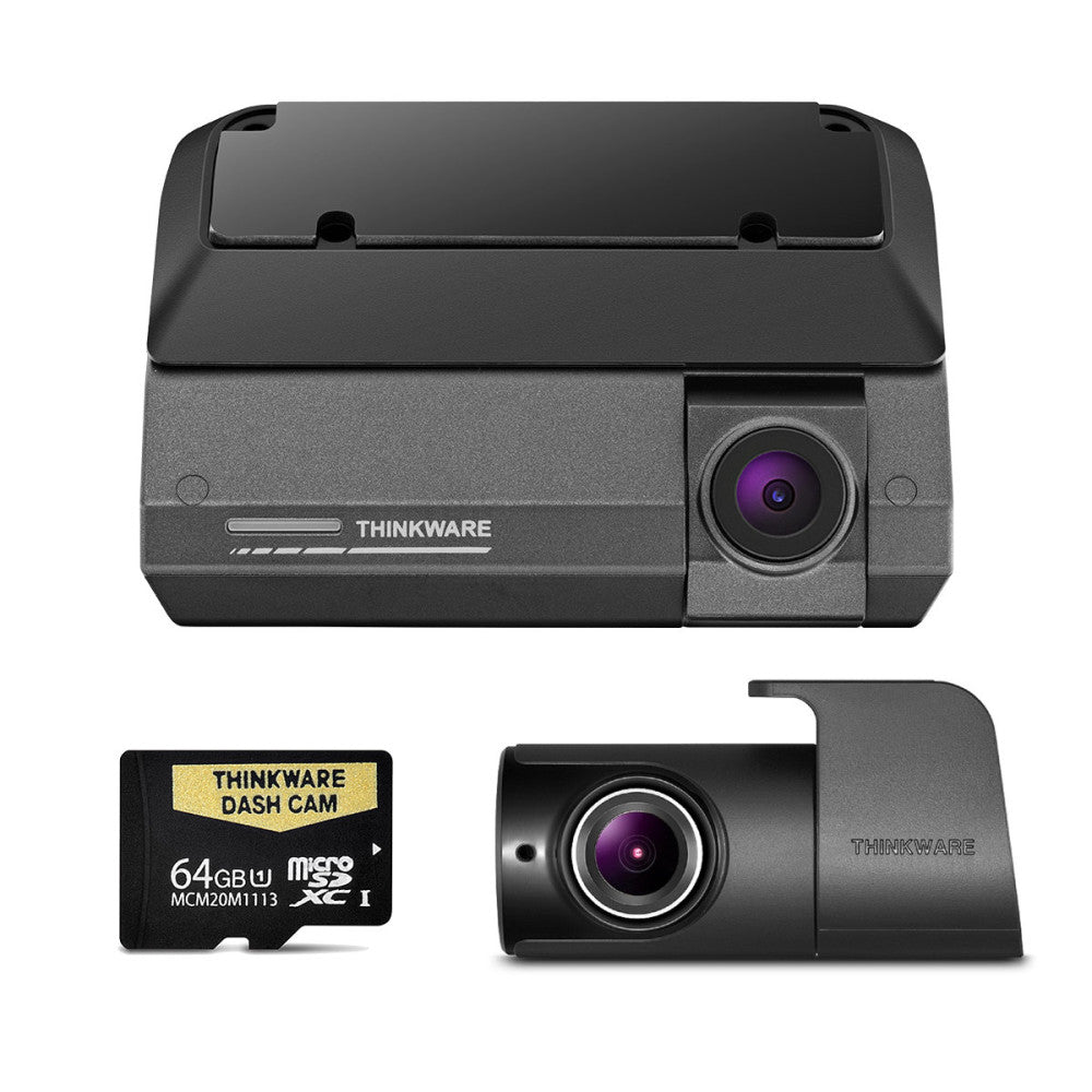 Thinkware F790D 1080P Full HD Front & Rear Dash Cam Pack - 64GB Micro SD