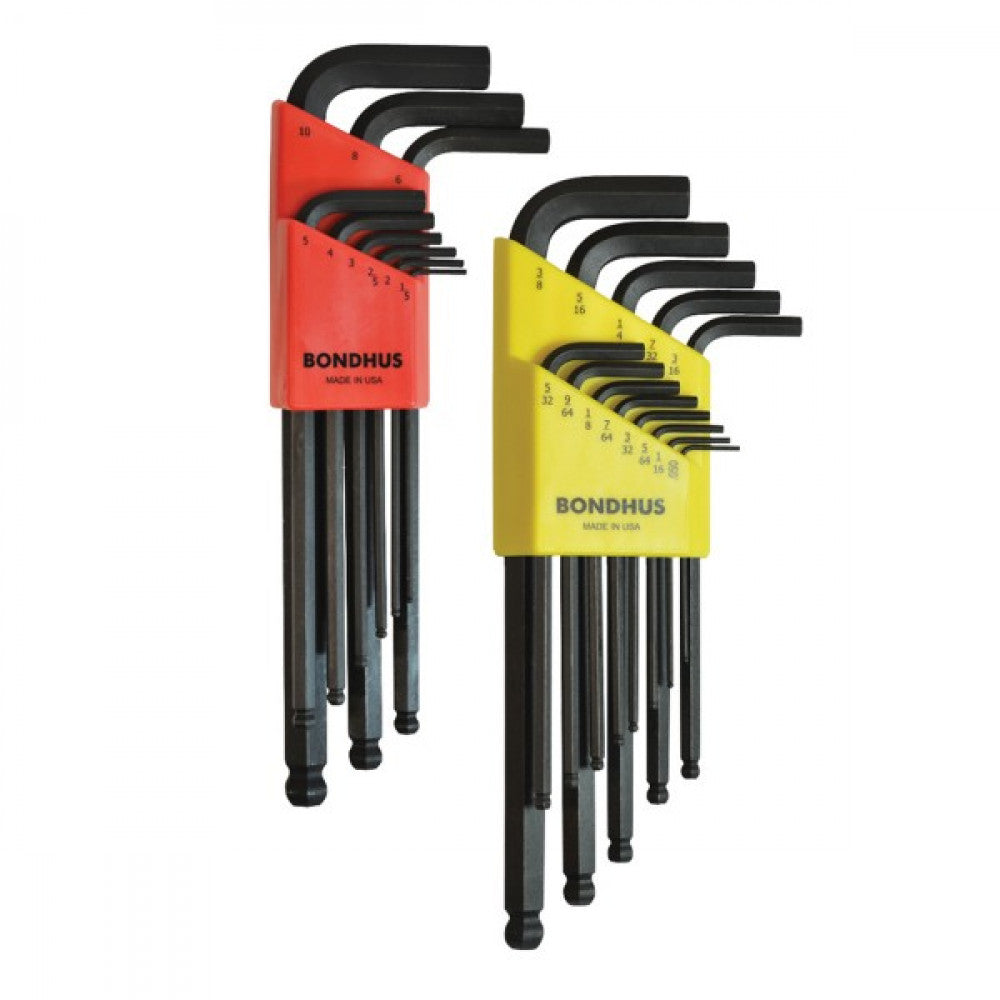 2 Pack Bondhus 22 Piece Ball End L-Wrench