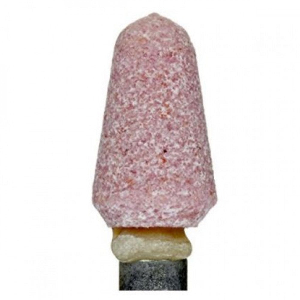 B44 Mounted Point PA80T Pink Aluminium Oxide 3mm Shank For Steel & Iron