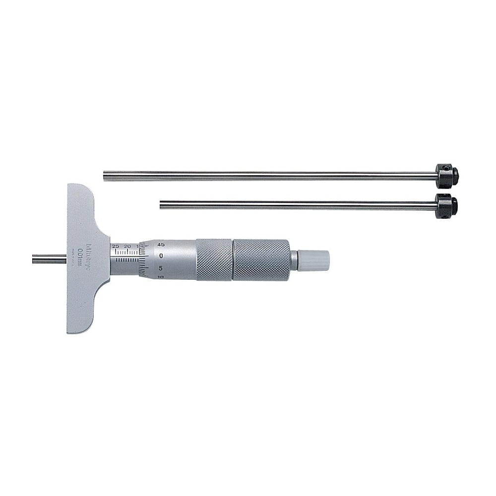 Mitutoyo Depth Micrometer I/C Rod Type 0-150mm 0.01mm 101.6x16 mm