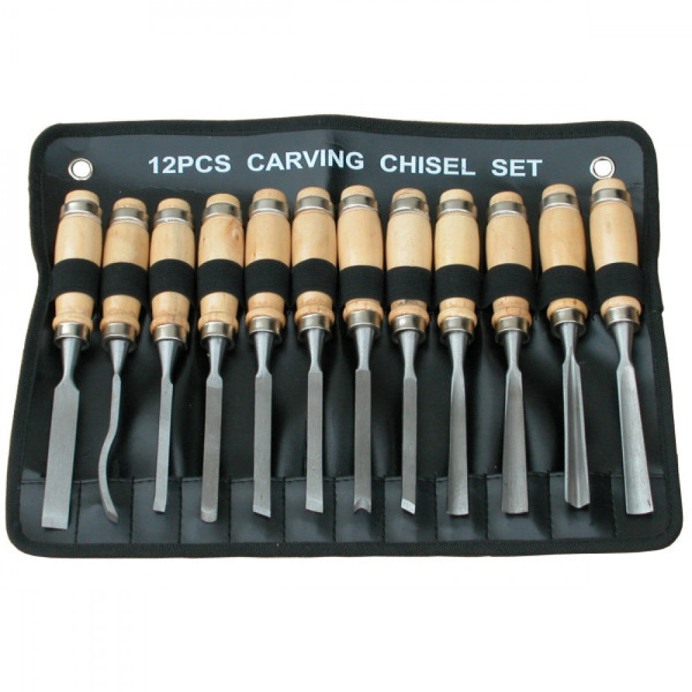 Tooline 12 Piece Carving Chisel Set