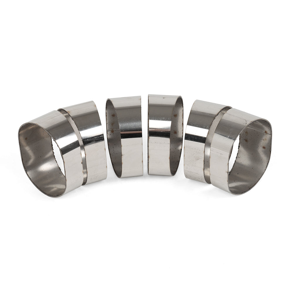 3.0" OD Pie Cut Kit Oval Tube Vertical 304SS Stainless Steel