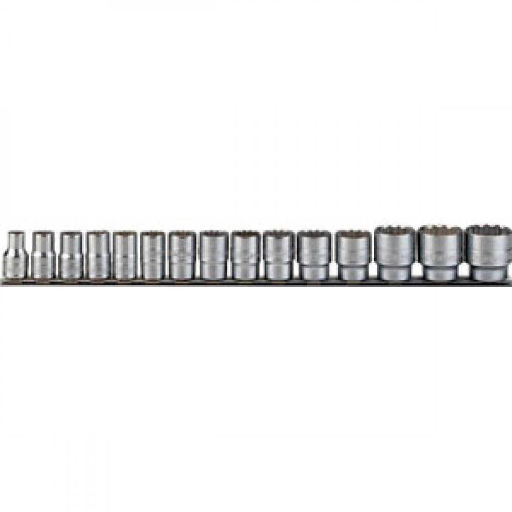Teng 15Pc 1/2in Dr. Af Skt Set 3/8-1-1/4in 12Pnt