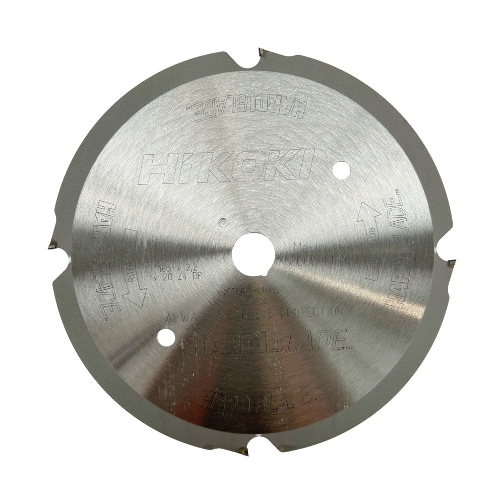 HiKOKI 185mm PCD TCT 4T Fibre Cement Blade - 20mm Bore
