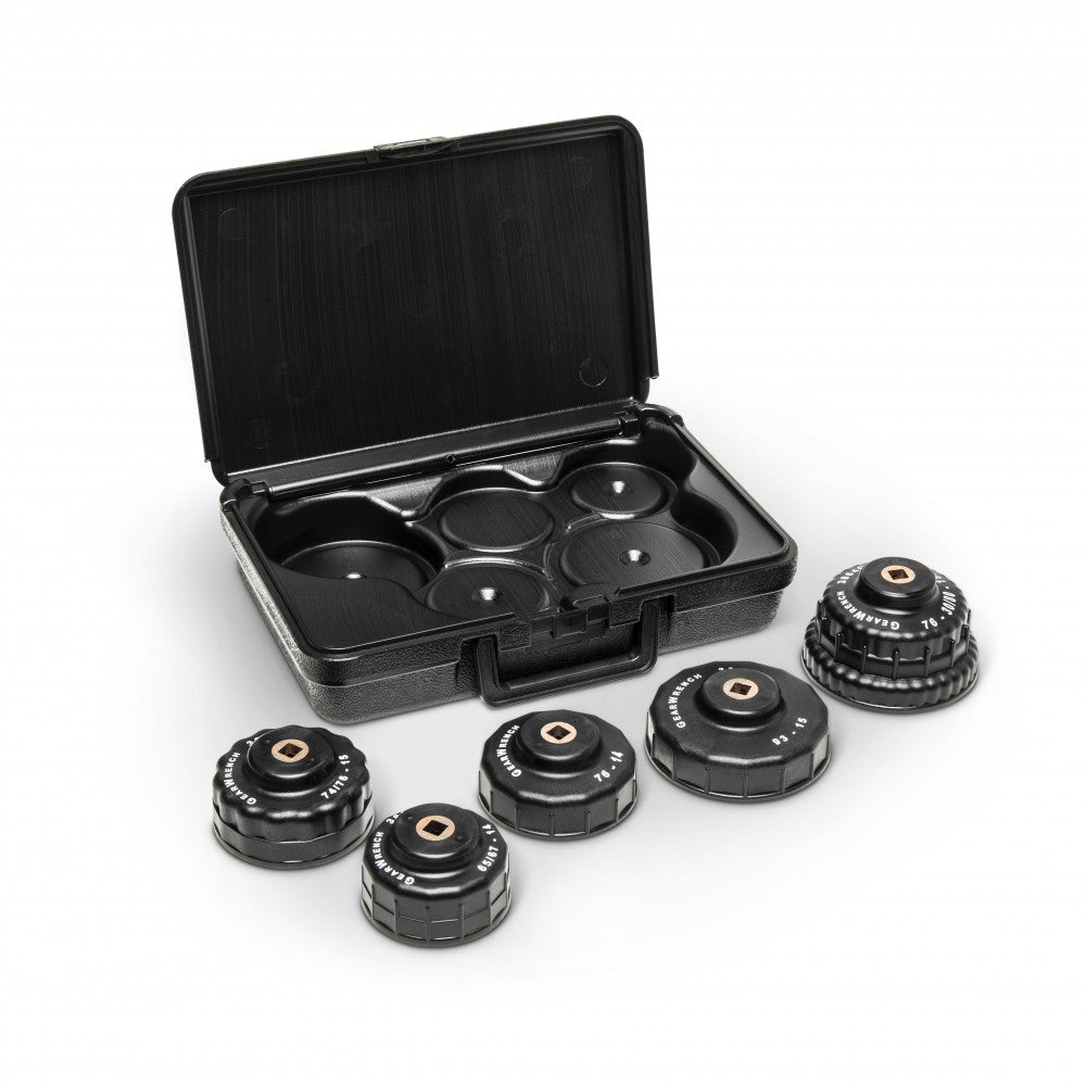 GEARWRENCH 5 Pc. 3/8" Drive Oil Filter End Cap Wrench Set