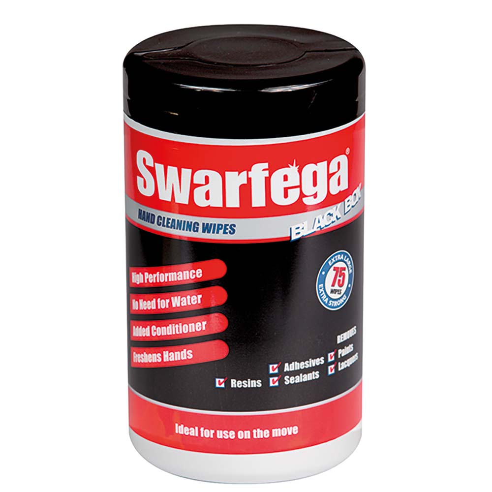 Swarfega Black Box Wipes 75 Per Bucket