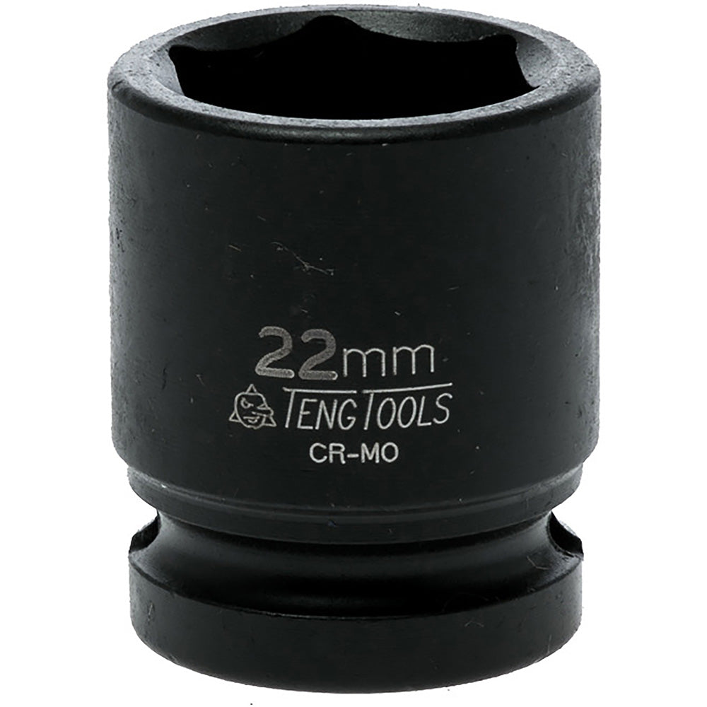 Teng 1/2in Dr. Impact Socket 22mm Din