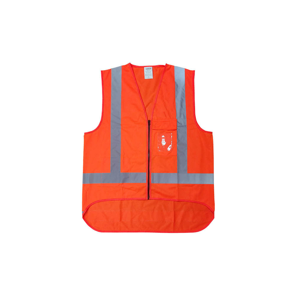 Orange HiViz X-Back Vest Transit SML