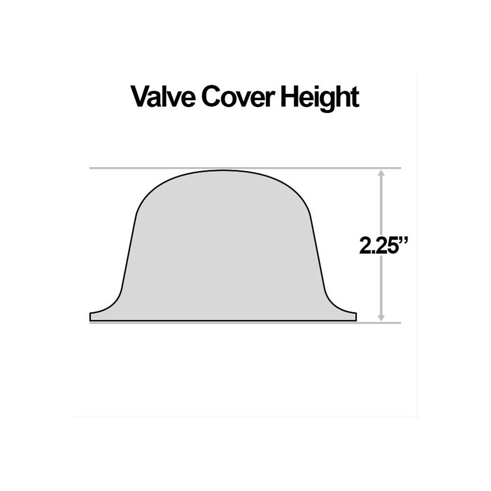 Proform Valve Covers Stamped Chev Bowtie Short Chrome#141-812