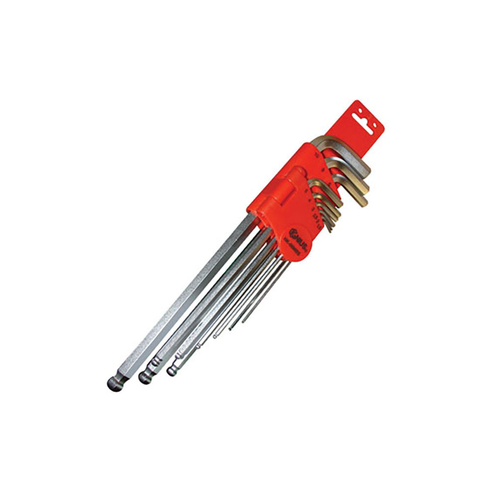 Genius 9pc Metric Wobble Hex Key Wrench Set (S2 Material)