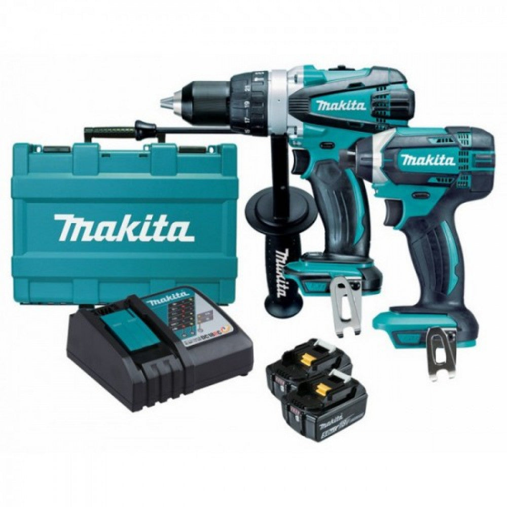 Makita DLX2145T 18V LXT DHP458 & DTD152 5.0Ah Kit