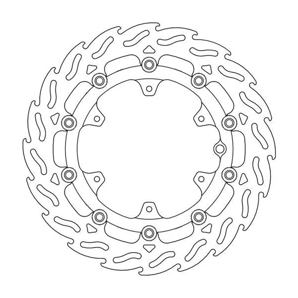 Disc Floating Front Moto Master Flame Left Husqvarna Ktm