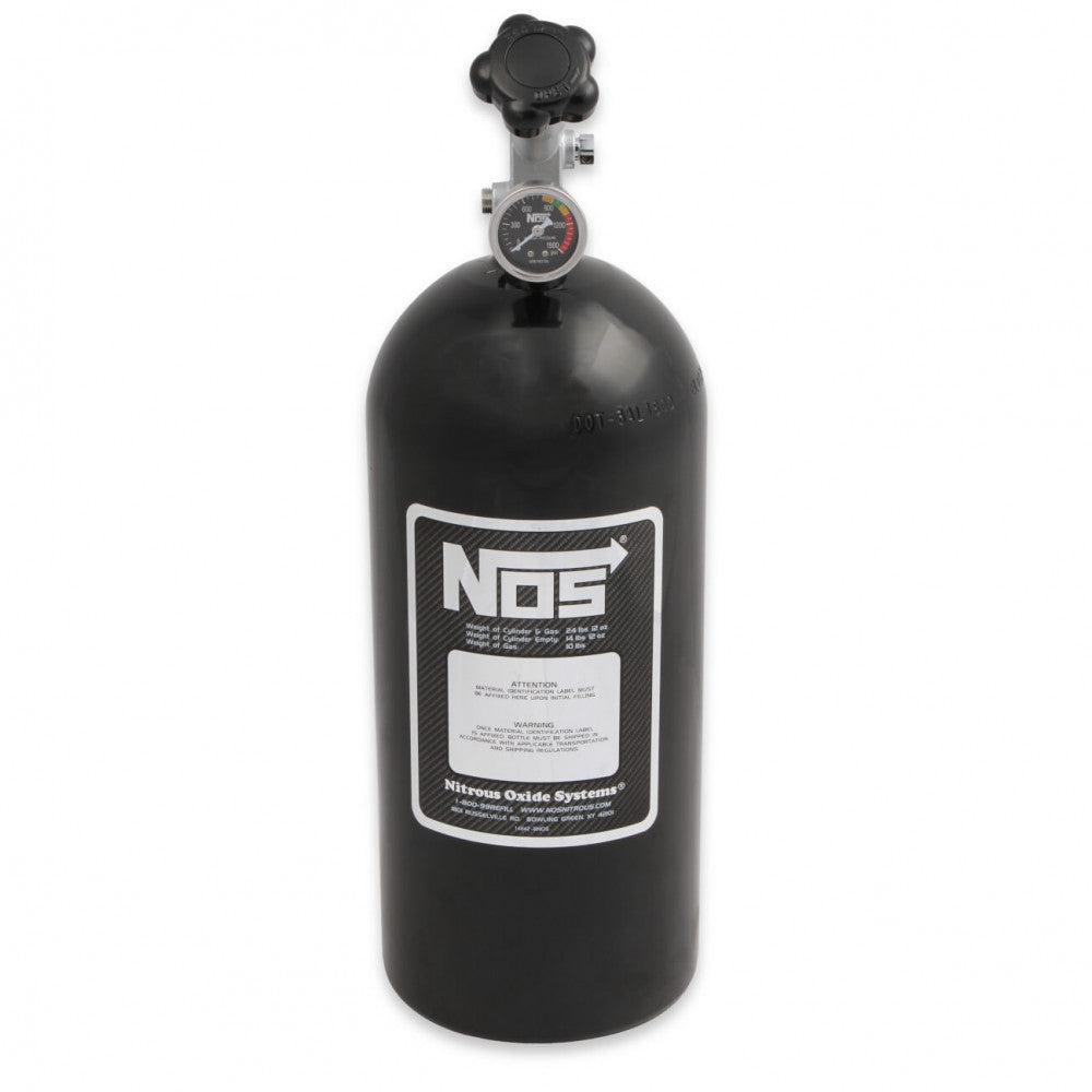 NOS BLACK 10LB NITROUS BOTTLE SUPER HI-FLO #14745B