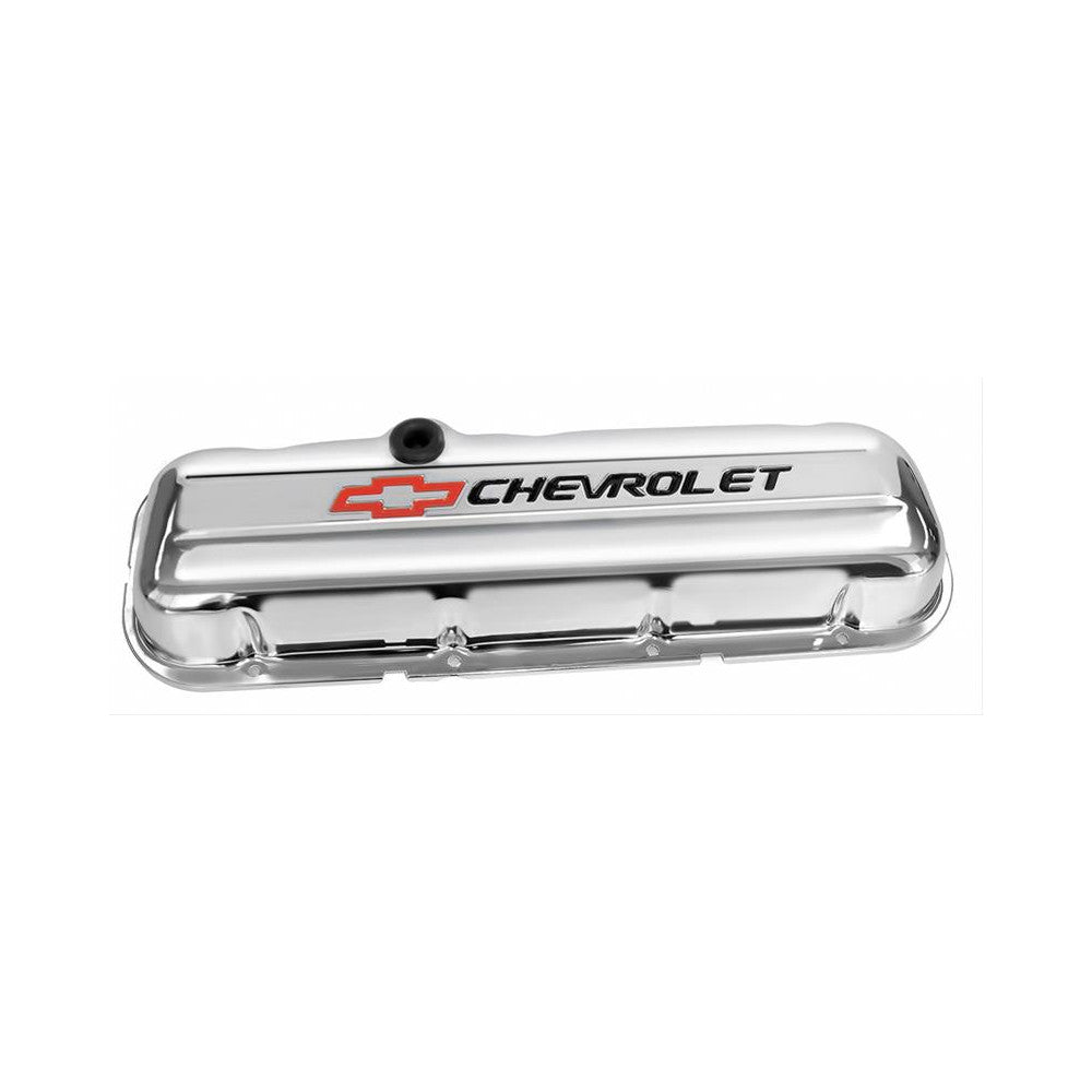 Proform Valve Covers Stamped Chev Bowtie Short Chrome#141-812