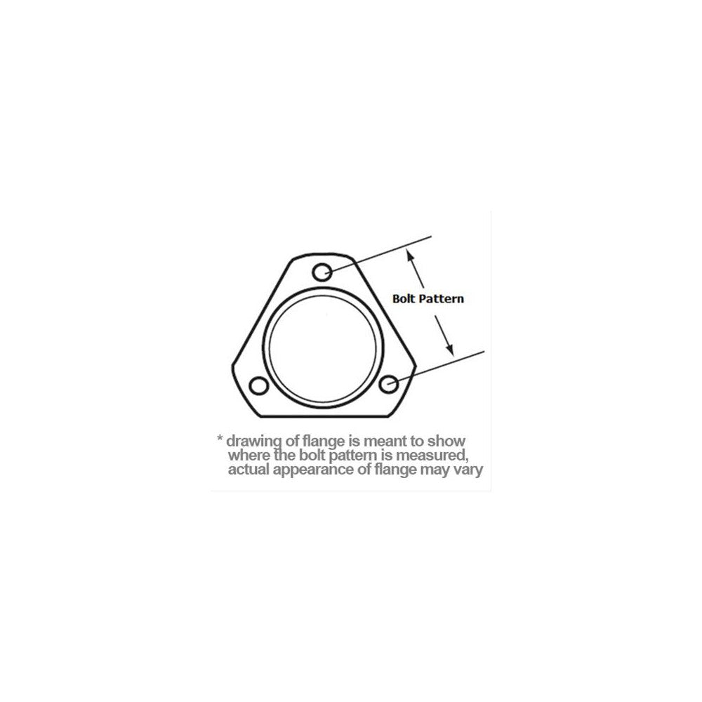 AFTERBURNER Exhaust Flange 3 Inch - 3 Bolt #ABE76X3