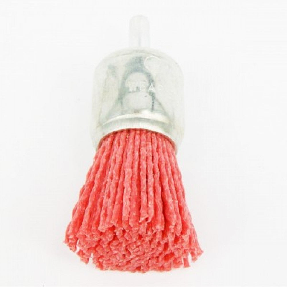 2 Pack 24mm Nylon End Brush Spindle Mounted