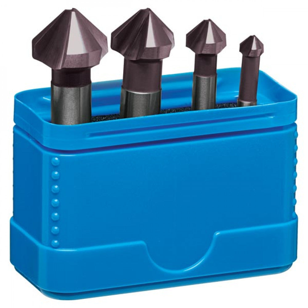 6.3-20.5mm 90 Degree 3 Flute TiAlN Countersink Set