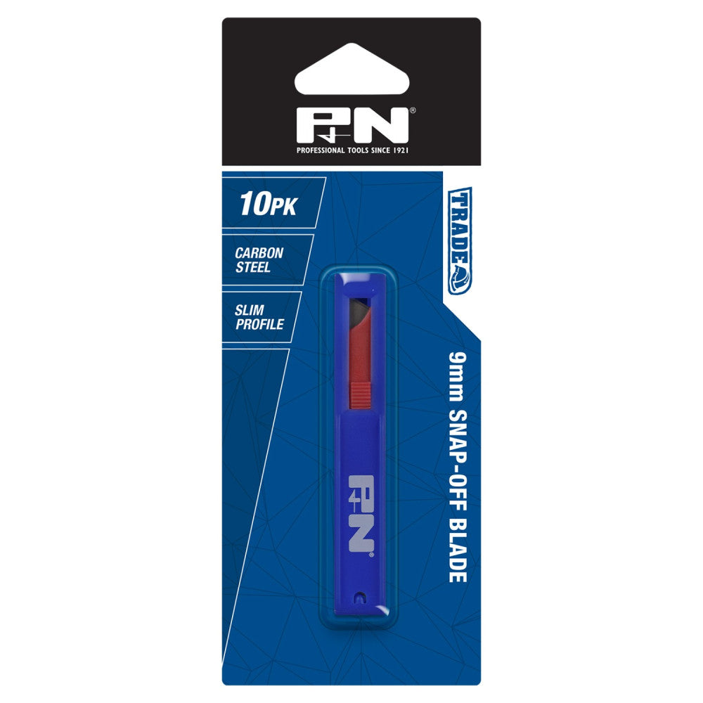 P&N Snap-Off Knife Refill Blades 9mm - 10 Pack