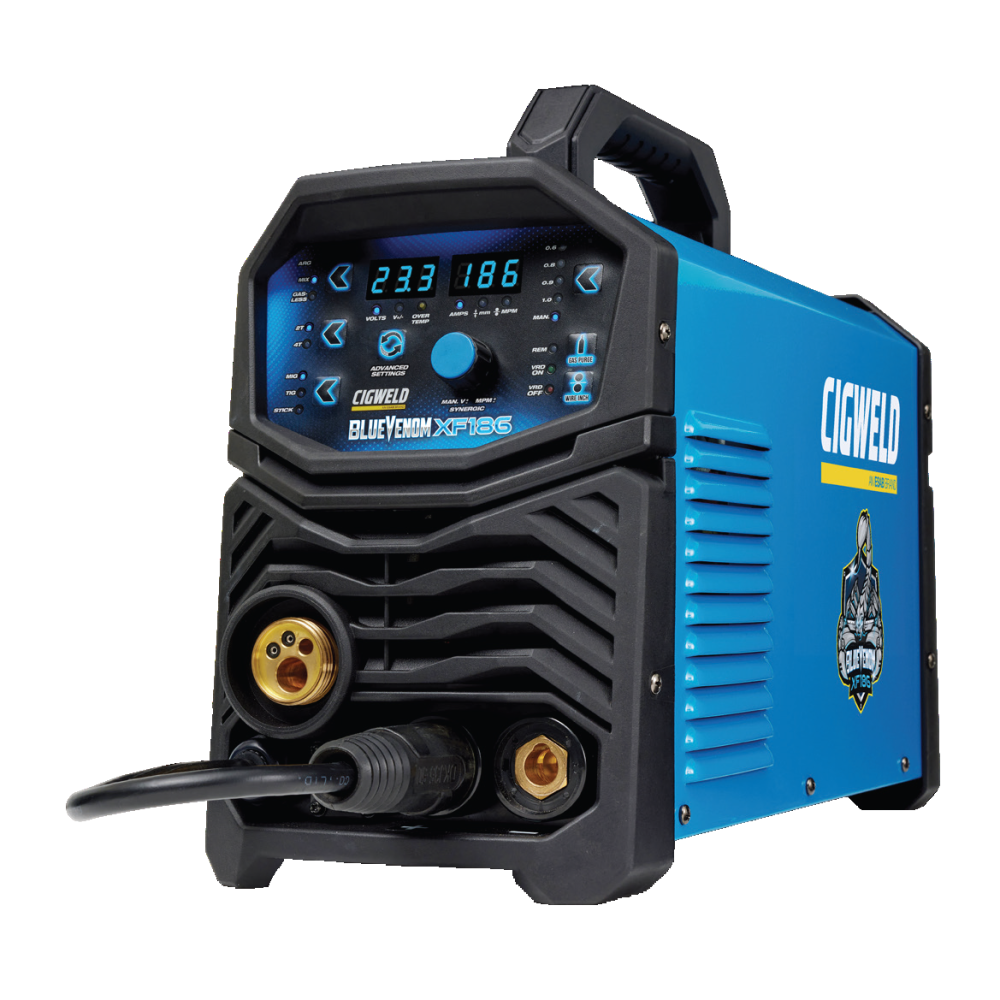 Cigweld BlueVenom XF186 – Multiprocess Welding Inverter – 240V 10A W1400186