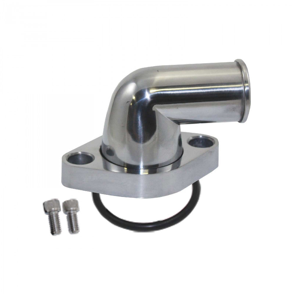 TSP Water Neck (Chev SB) – 90°/Swivel - Polished Alloy Each #8456