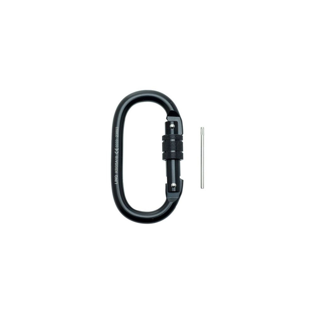 Karabiner - Screw Gate Steel Alloy 18mm - LINQ