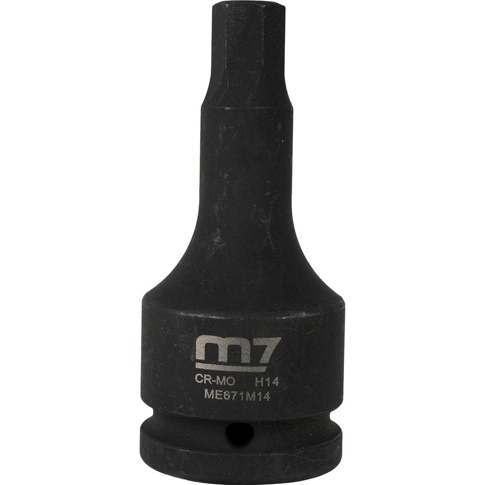 M7 Impact In Hex Socket, 3/4in Drive, 14mm