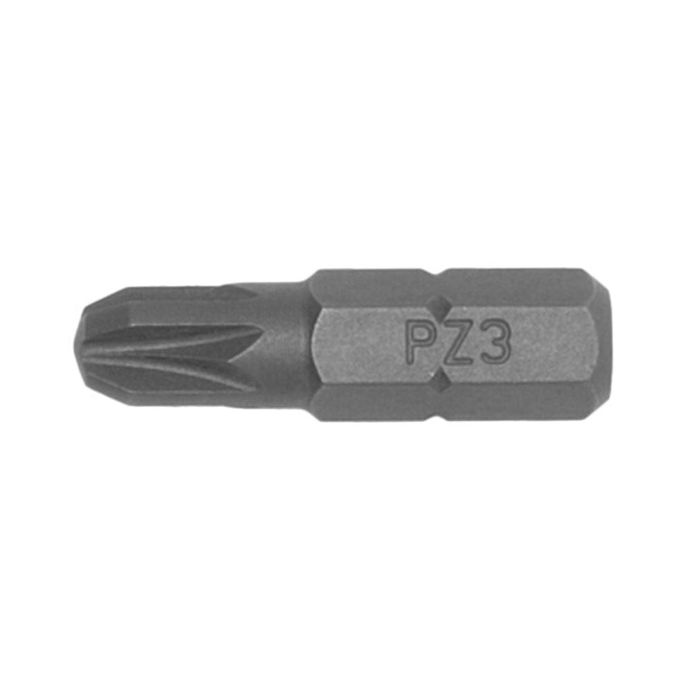 10Pc 1/4in Hex Pz#3 Bit x 25mm (L)