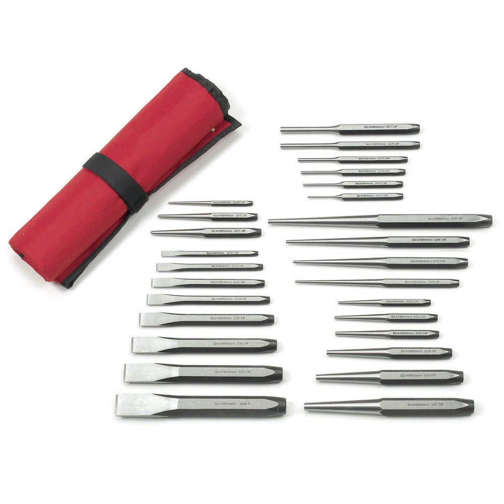 GEARWRENCH 27 Pc. Punch And Chisel Set - 82306