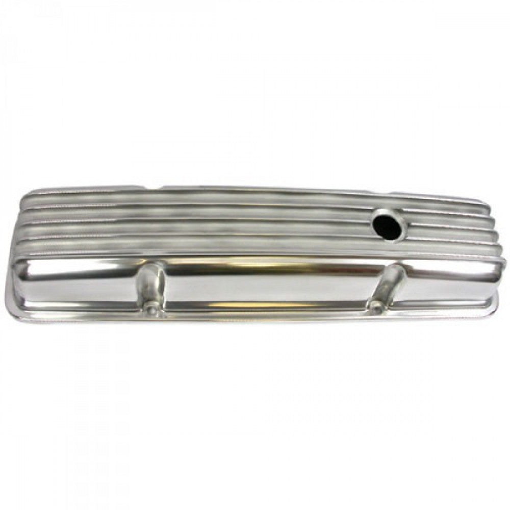 RPC Baffled Aluminum Finned Valve Covers 1958-86 SM Chev 283-350#S6186