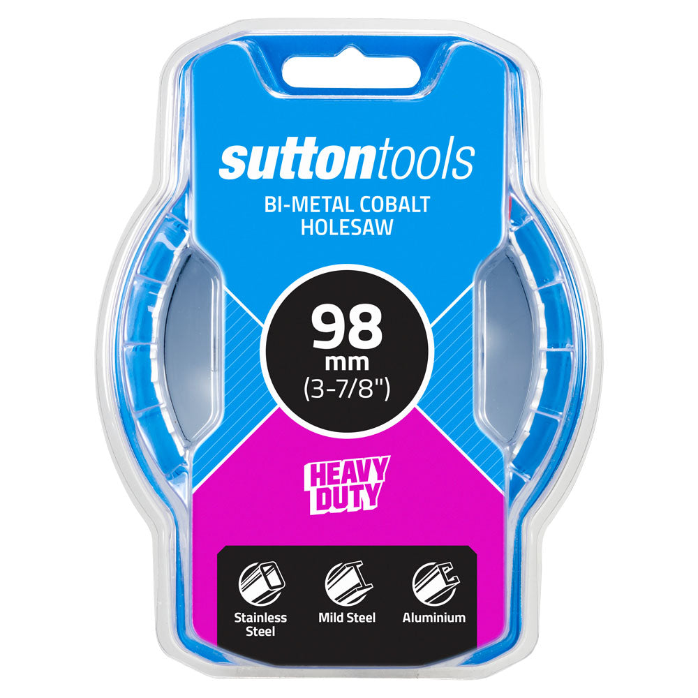 98mm Sutton Tools Bi-Metal Cobalt Holesaw