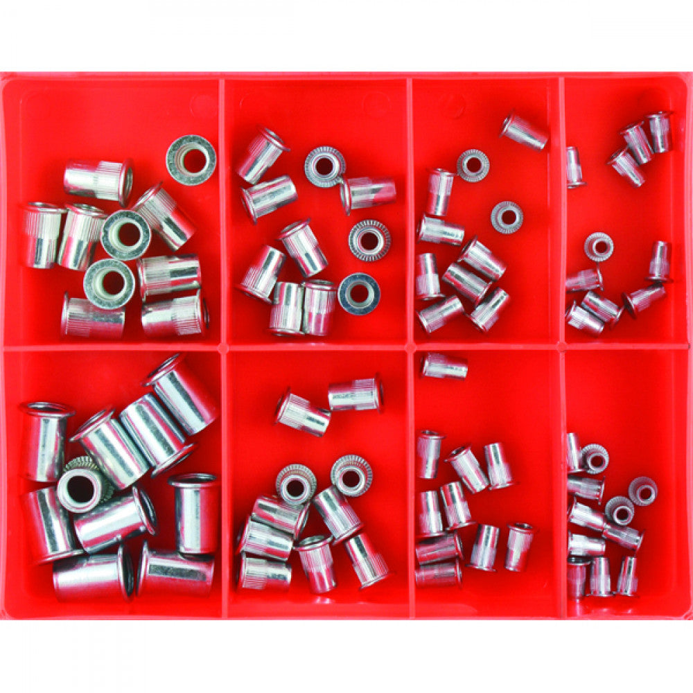 Champion 80Pc Rivet Nut Insert Assortment - Steel