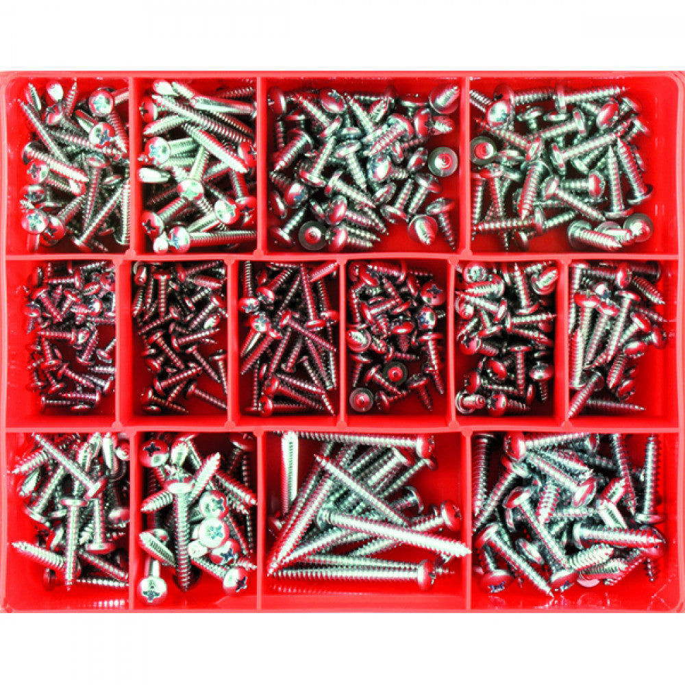Champion 415Pc Self Tapping Screw Assortment-Pan H