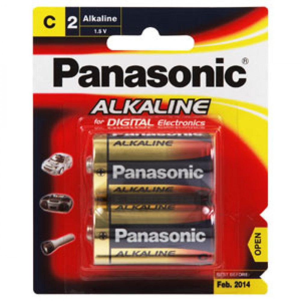 Panasonic C Battery Alkaline (2Pk)
