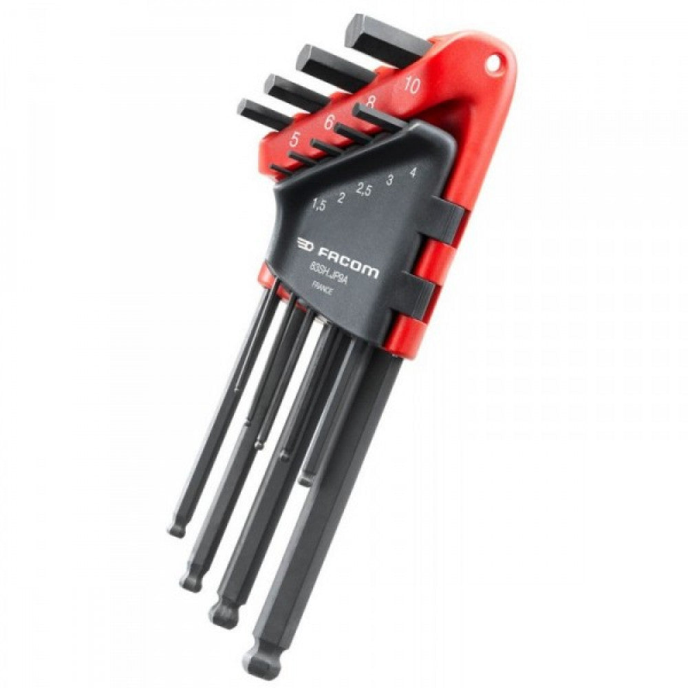 Hex Key Metric 9 Piece Set B/E 1.5-10mm Facom 83SH.JP9A