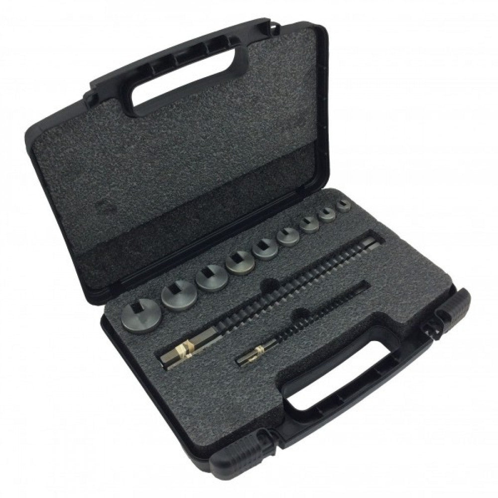 Broach Set C1 1/8"- 3/8" With 4 Broaches And 9 Bushes 18 Keyway Combinations