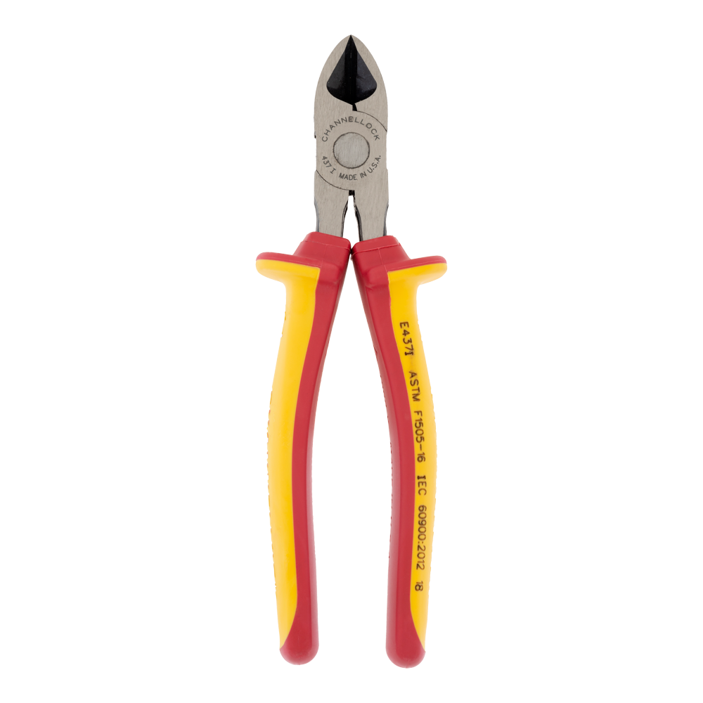 CHANNELLOCK 180mm Insulated Box Joint Diagonal Cutting Plier
