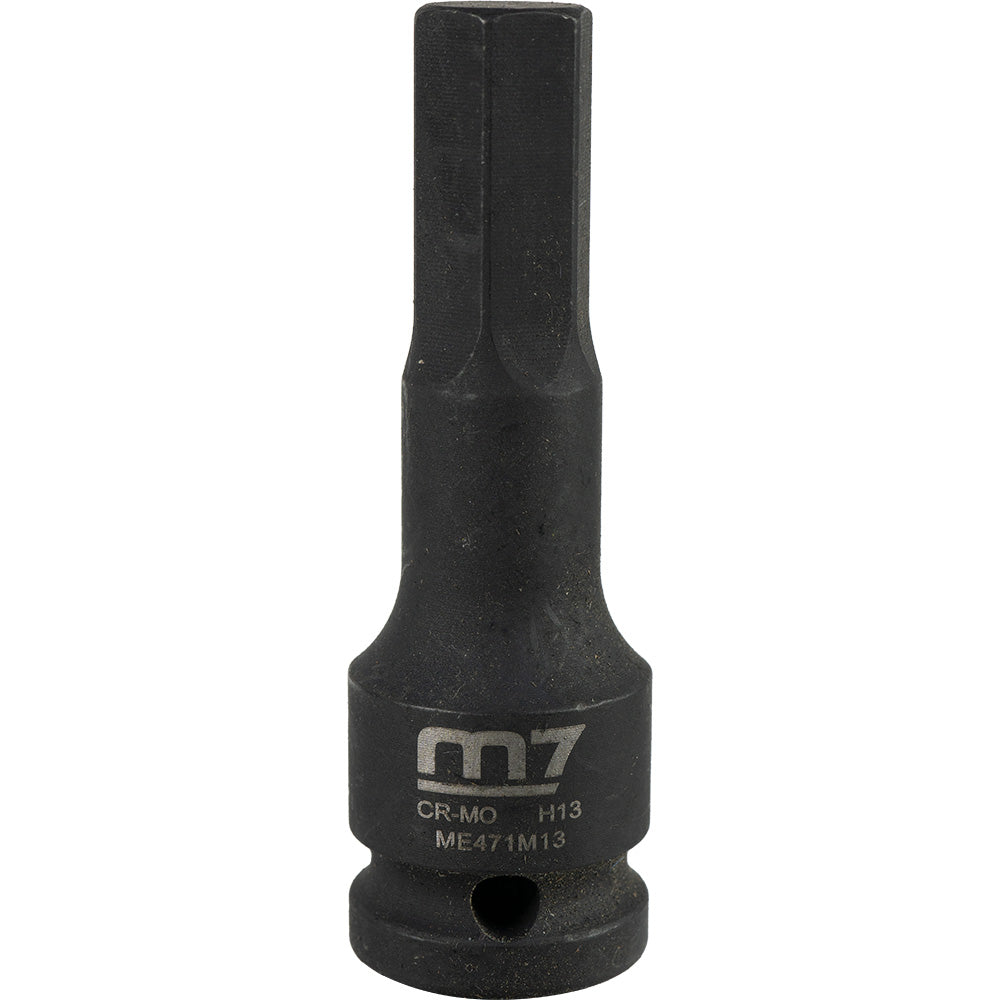 M7 Impact In Hex Socket, 1/2in Drive, 13mm