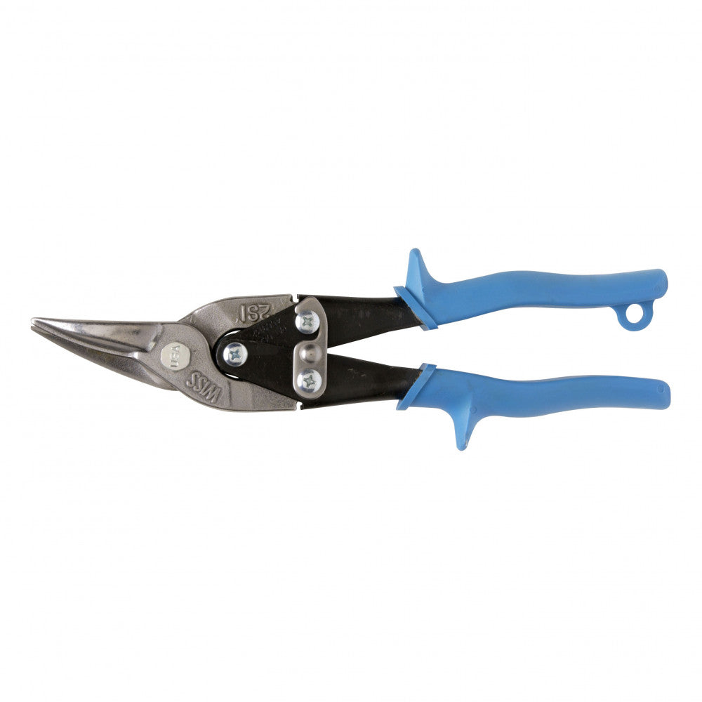 Crescent Wiss Snips Aviation Hard Metals Right Cut Blue Grips