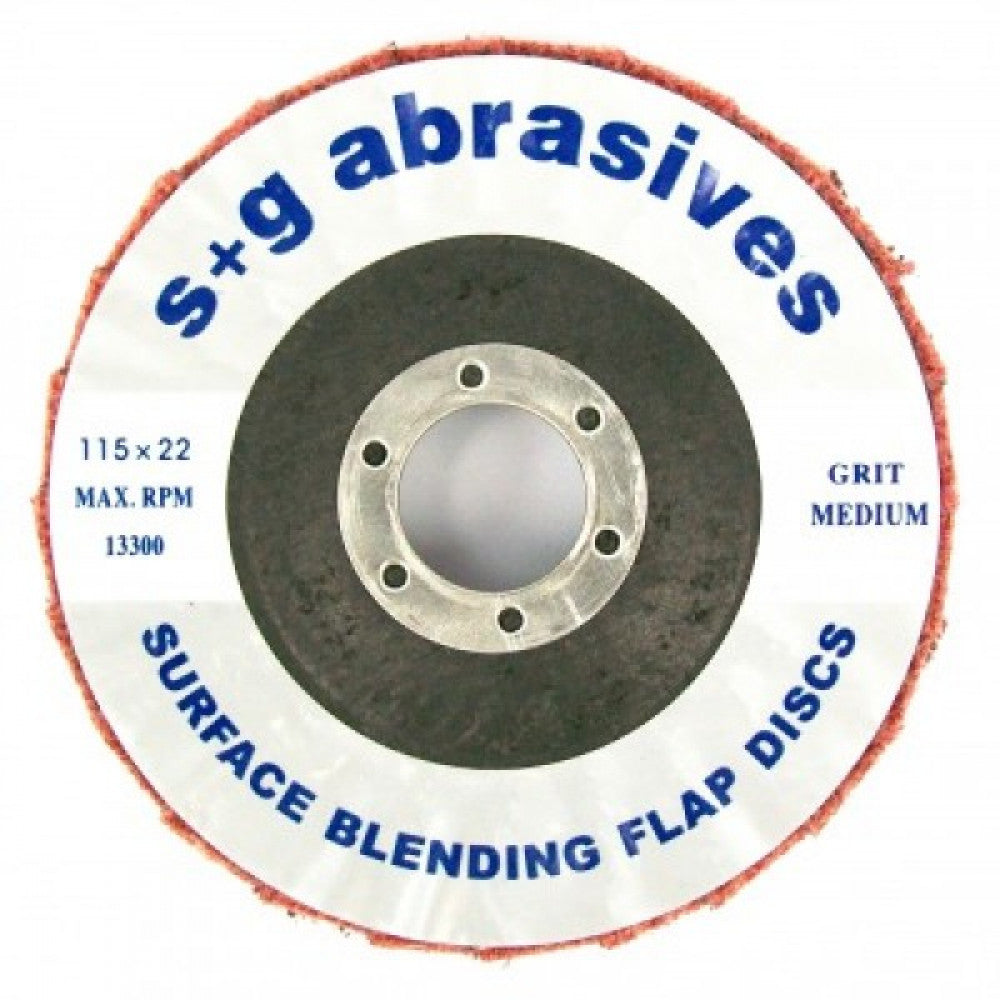 2 Pack Surface Blending Flap Disc 115mm Medium