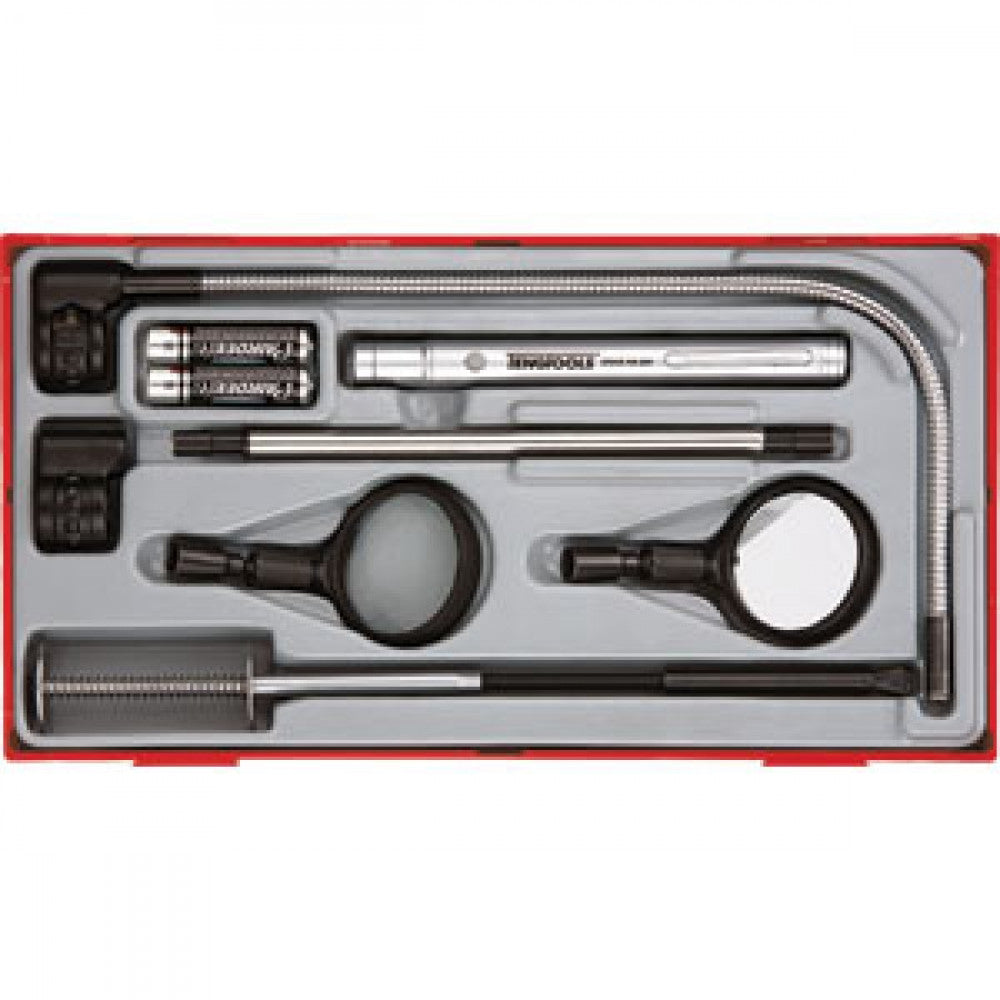 Teng 8Pc Pickup Insp Tool Set W/Led Torch - Tc-Tra
