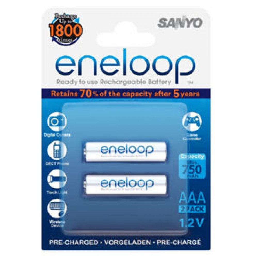 Panasonic Eneloop 750Mah 1.2V Rechargeable Aaa Bat