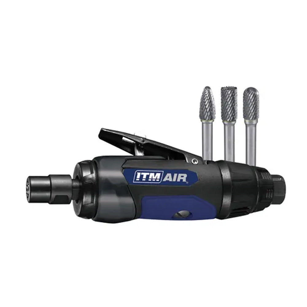 Itm Air Die Grinder Kit With 3 Carbide Burrs