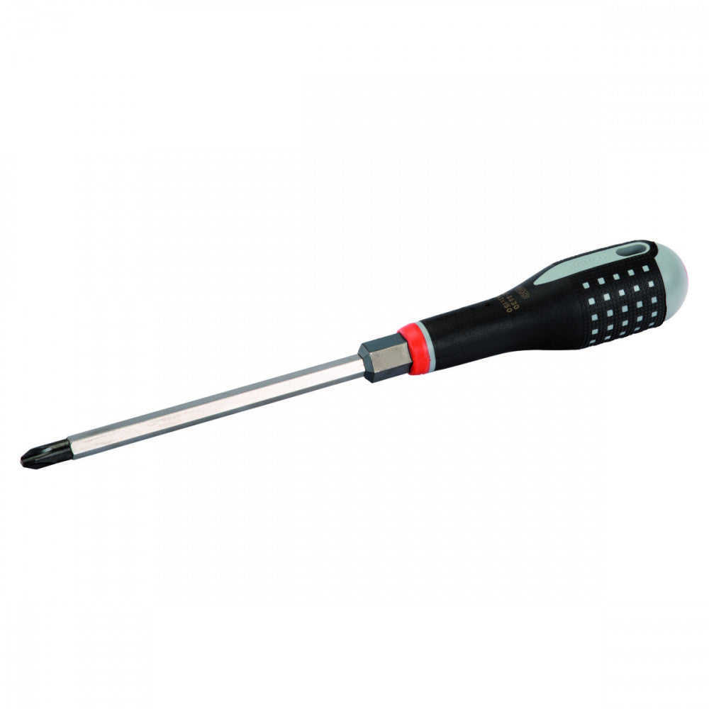 Bahco ERGOâ„¢ Bolster Phillips Screwdriver With Rubber Grip PH3 x 150mm