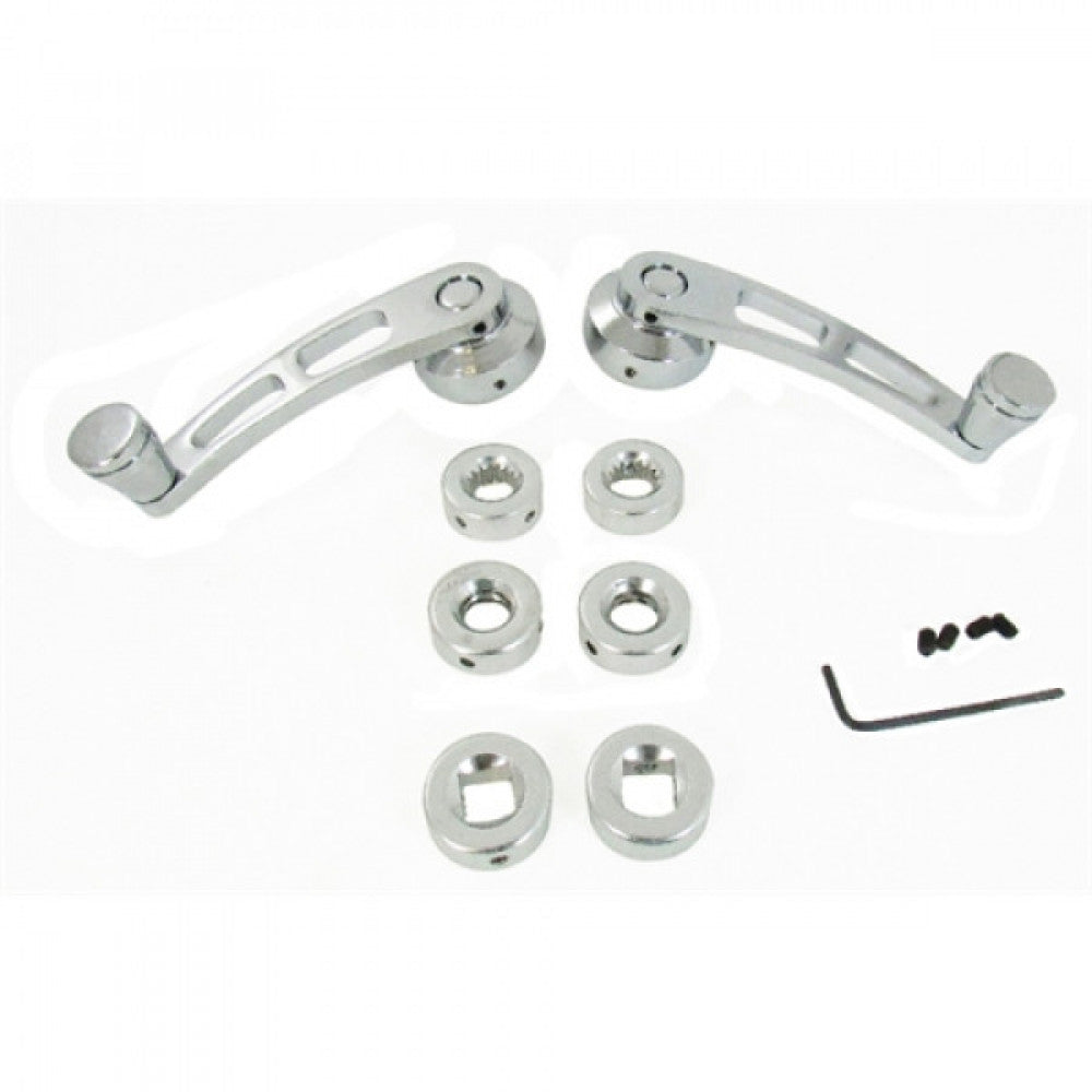 TSP Chrome Aluminium Window Handle 4 1/4" #8408