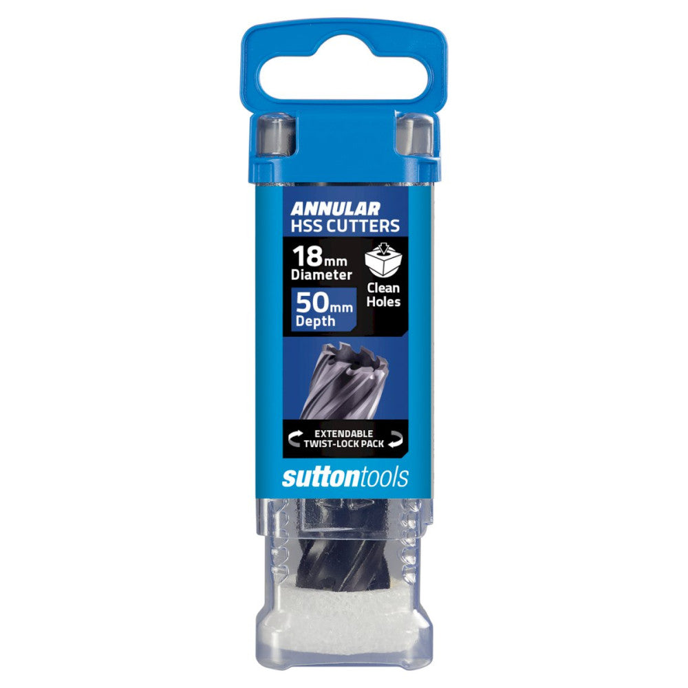 Sutton Tools Annular Cutter M2Al HSS TiAlN 18 x 50mm