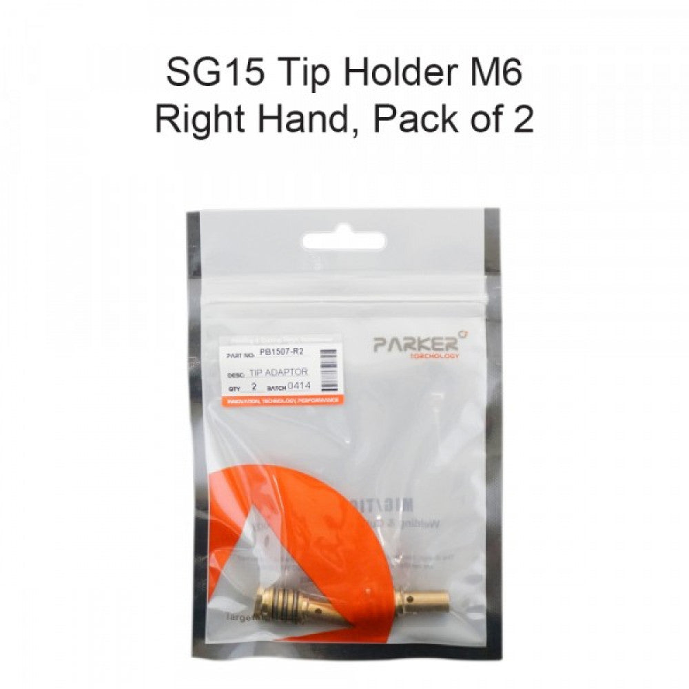 Parker SG15 Tip Holder M6 Right Hand Pack Of 2