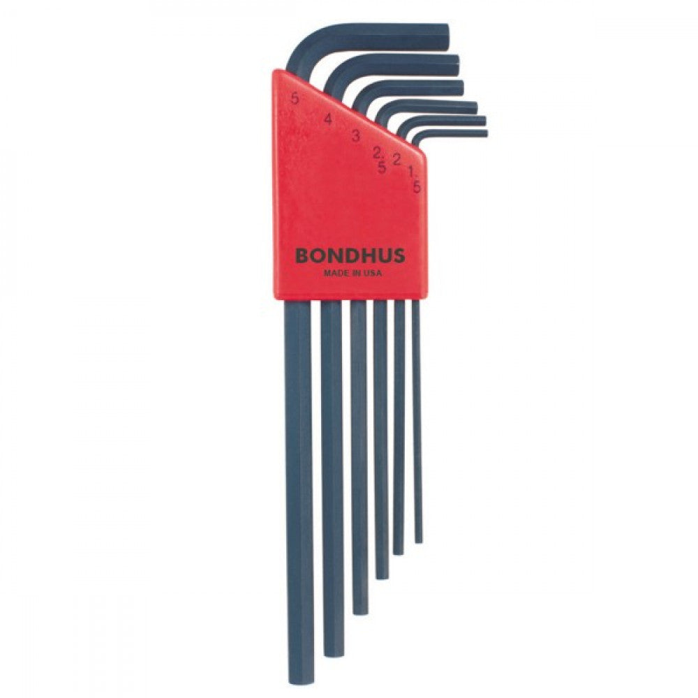 1.5mm-5mm Bondhus 6 Piece Hex L-Wrench Set