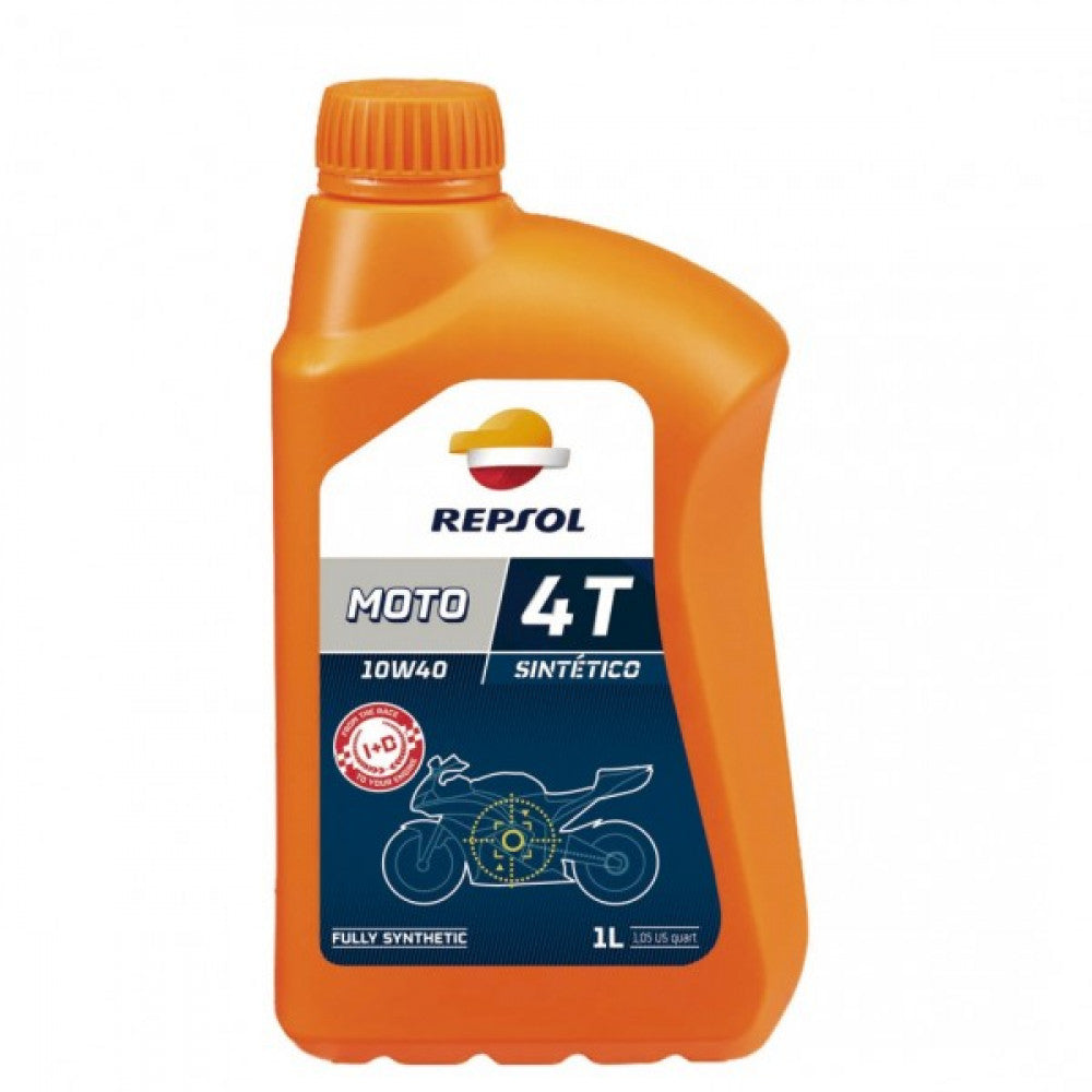 Repsol Moto Sintetico 4T 10W40 1L (full Synthetic)